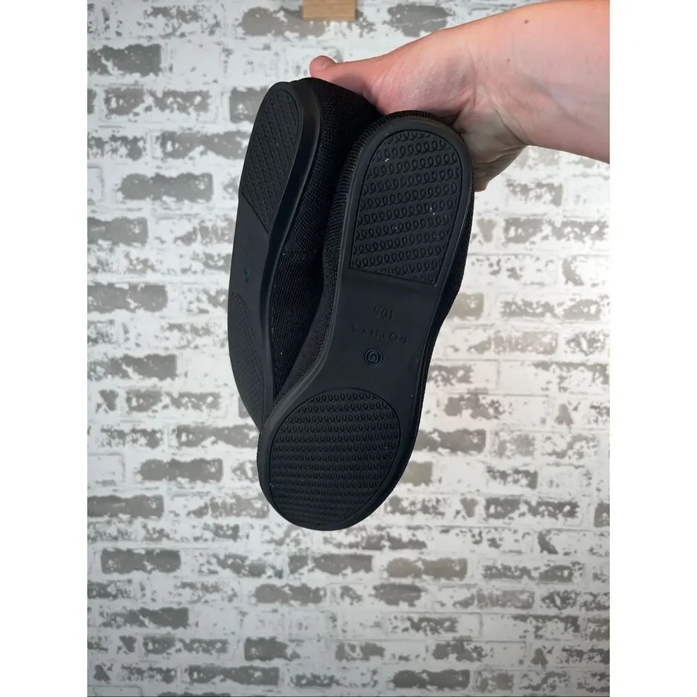 Rothy’s | women black pointy toe loafer flats
